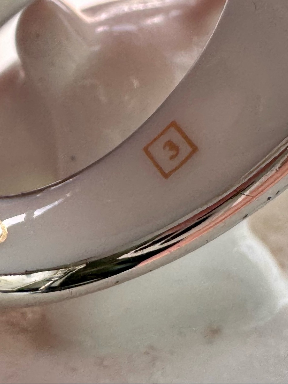 Bernardaud Limoges Porcelain Ring, size 6 - Picture 4 of 15